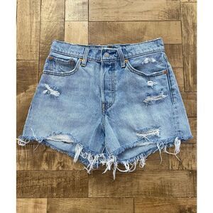 Levi Strauss & Co Wedgie Womens Denim Jean Shorts Sz 27